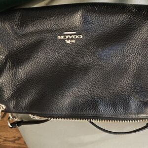 Coach Black Leather Clutch